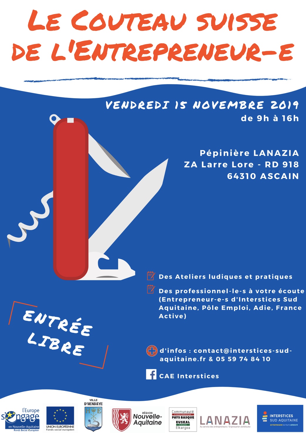 Couteau-Suisse-2019 Couteau Suisse 2019 : affiche